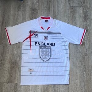 Sport Cruz White England Graphic Men's Shirt Jersey soccer size medium